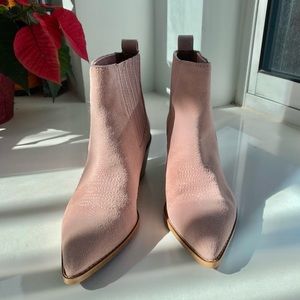Coach pink suede boots